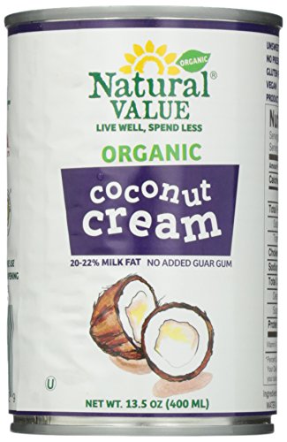 UPC 706173010029, Natural Value Organic Coconut Cream, 13.5 Ounce