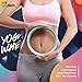 JBM Yoga Wheel for Stretching and Improving Backbends, Bridge Pose, Dharma Yoga Wheel Pose (12'' x 5''), Relax Yoga Poses, Relieves Stress, Stretch and Open The Chest, Shoulders, Hips and Spine