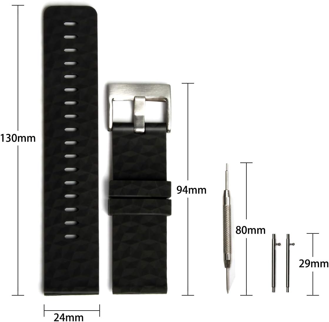 Amazon Suunto スント 交換ストラップ Traverse Traverse Alpha Spartan Sport Whr Spartan Sport Suunto 9 G1 Baro スント トラバース スント スパルタン スポーツ スント ナイン バロ ベルト シリコン製 工具付き ブラック Butefo 高度計