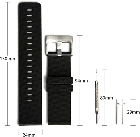 Amazon Suunto スント 交換ストラップ Traverse Traverse Alpha Spartan Sport Whr Spartan Sport Suunto 9 G1 Baro スント トラバース スント スパルタン スポーツ スント ナイン バロ ベルト シリコン製 工具付き ブラック