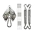 COSCOOL Shade Sail Hardware Kit for Sun Shade Sails Stainless Steel Installation Hardware Kit (5-inch Triangular)