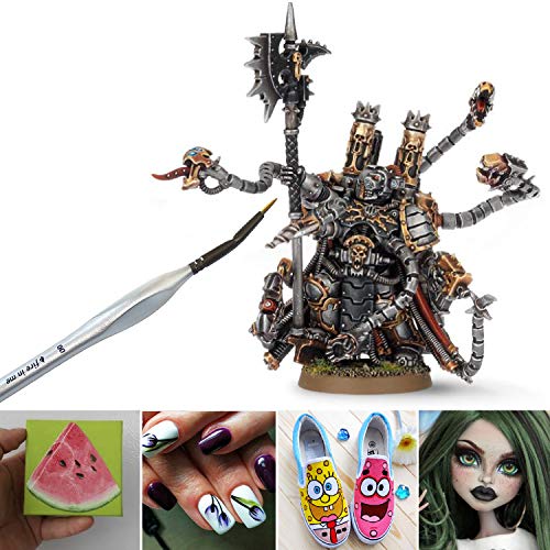Miniature Paint Brush Set 6pcs + 1 Free - Best Find Detail Paint Brushes Model Paint Brush Set - Small Tiny Oil Watercolor Acrylic Brushes Hobby Art Supplies