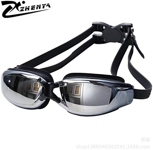 Swimming Goggles Prescription Swimming Goggles Nearsighted Shortsighted Optical Swim Glasses Lens ZHENYA Black (-5.0)