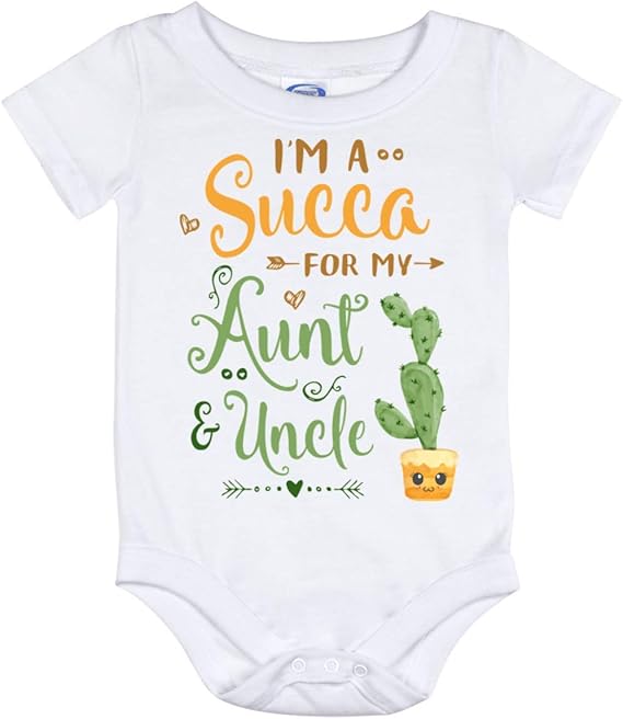 aunt and uncle baby onesie