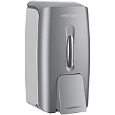 interhasa! Soap Dispenser Wall Mount Refillable 28oz Hand Sanitizer Dispenser Commercial Hand Soap Dispenser for Bathroom Support Liquid Gel Soap