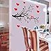 Ussore Lovebirds Branch Removable Mural Wall Stickers Wall Decal Room Home Decor for living room bedroom bathroom kitchen kids
