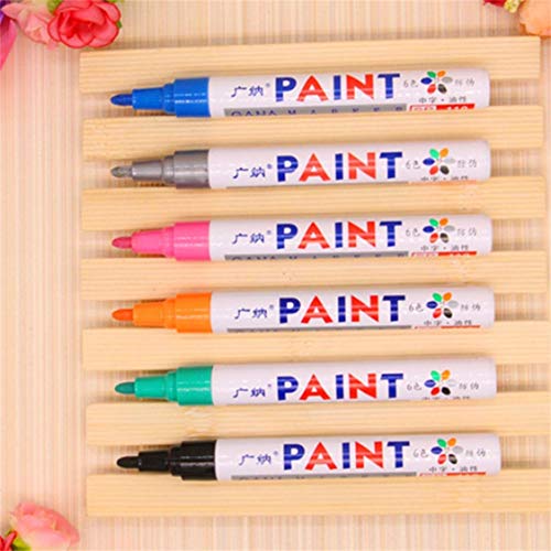 Universal Red Permanent Car Vehicle Motorcycle Tyre Tire Tread Marker Paint Pen Tyre Pen Auto Car Styling Decoration