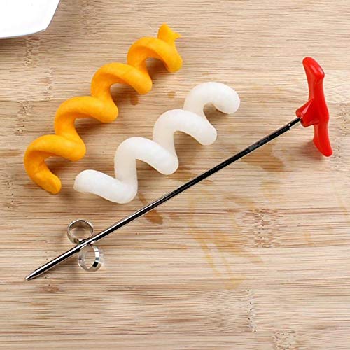 Sizet Spiral Knife Manual Vegetables Chopper Spiral Screw Slicer Cutter Fruit Tools Kitchen Gadgets