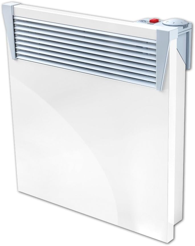 TESY IP24 Mechanical Thermostat Wall Mounted Convector Panel Heater, 1500 W [Energy Class A]