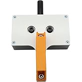 Efficient Cable Pulling Tool - Portable Wire Puller for Hidden Pipe Wiring and Wall Conduit, Drill-Powered, Handheld Assistant Tool for Electricians (Orange)