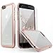 iPhone 6 Plus Case, SaharaCase Clear Rose Gold + Tempered Glass Screen Protector for Apple iPhone 6s Plus & 6 Plus [Trusted Apple Screen Protective Kit] with Camera Image Enhancing Technology Clear