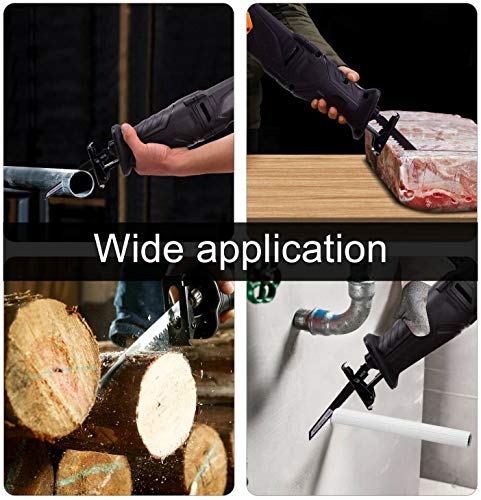 900W Elektrischer Säbelsäge/Reciprosäge, Universalsäge mit 5 Säbelsägeblatt, 0~2800 SPM Stufenlose Geschwindigkeiten… – Bild 8