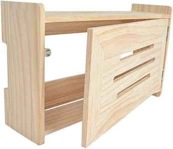 YWAWJ Mueble de TV Flotante Colgar de la Pared Decorativo de Madera