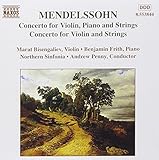 CONCERTO FOR VIOLIN / PIANO AND STRINGS IN D MINOR image