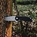 KIZER Cutlery Folding Pocket Knives Flipper Knife Linerlock Black G10 Handles Tactical EDC Knife, Gemini Ray Laconico V3471A1