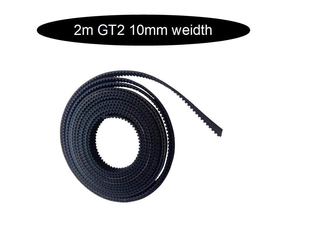 GT2 10 mm Wide, Drive Belt By The Metre, Open Choice, x 2m GT210mm, 1