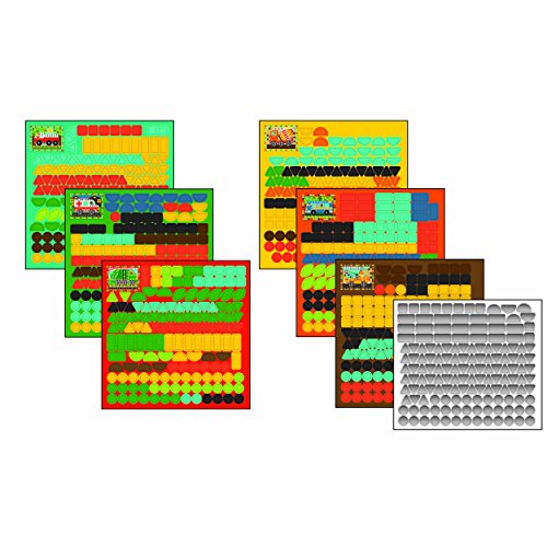 Petit Collage Mosaic Sticker Art Kit with Over 1000 Stickers, Vehicles