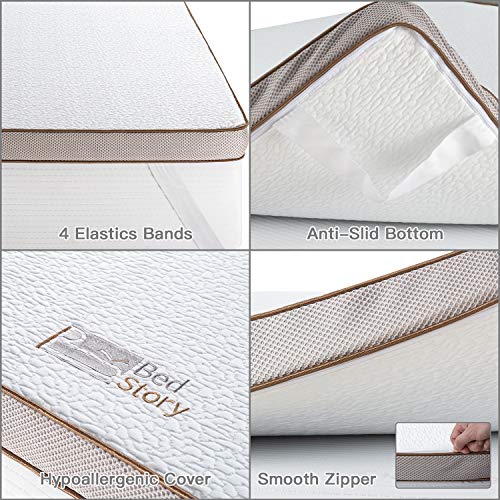 Bedstory 2 Inch Gel Memory Foam Mattress Topper at Frank Kirkland blog