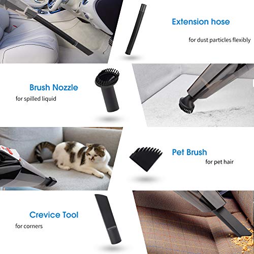 Handheld Vacuum, Hand Vacuum Cordless Portable Vacuum Cleaner with Li