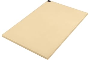 Notrax-T45S4012BF Sani-Tuff Premium Rubber Cutting Board, Professional Grade 12" X 18", Beige