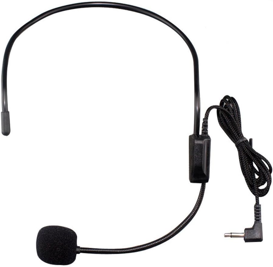 Linkte Condenser Headset Microphone, Flexible Wired Boom (Standard 3.5mm Connector Jack) for Belt Pack Mic Systems