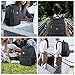 Laptop Backpack, Business Travel Slim Durable Anti Theft Laptops Backpack with USB Charging Port, Water Resistant College Backpack for Men Women Fits 15.6 Inch Laptop, Black