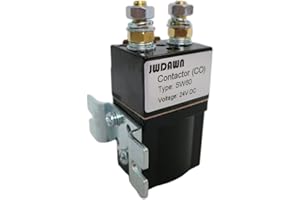 JWDAWN Normally Open Relay SW60 24V 80A Contactor Replace Albright SW60-4 24 Volt 80 Amp Solenoid Switch for Forklift Pallet 