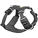 Ruffwear, Front Range Dog Harness, Reflective Soft Padded Everyday Harness with Dual Leash Clips, Adjustable and Lightweight Fit for Training or Walking for All Dogs, Twilight Gray, XX-Small