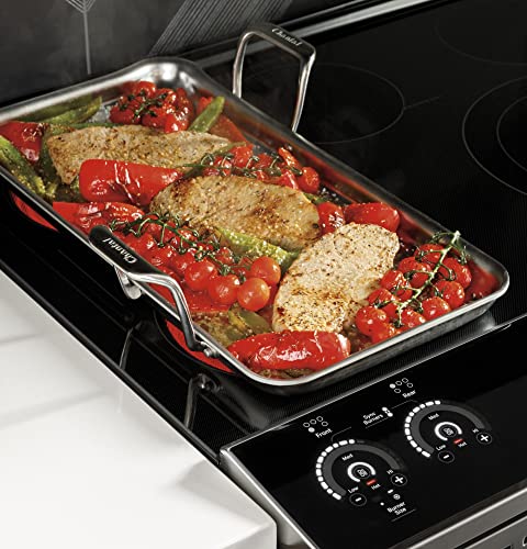 GE Profile PHS930YPFS 30 Smart Slide In Electric Front Control Induction and Convection Range with 5.3 cu. ft. Capacity Glide Touch Controls Wi-Fi Connect Stainless Steel