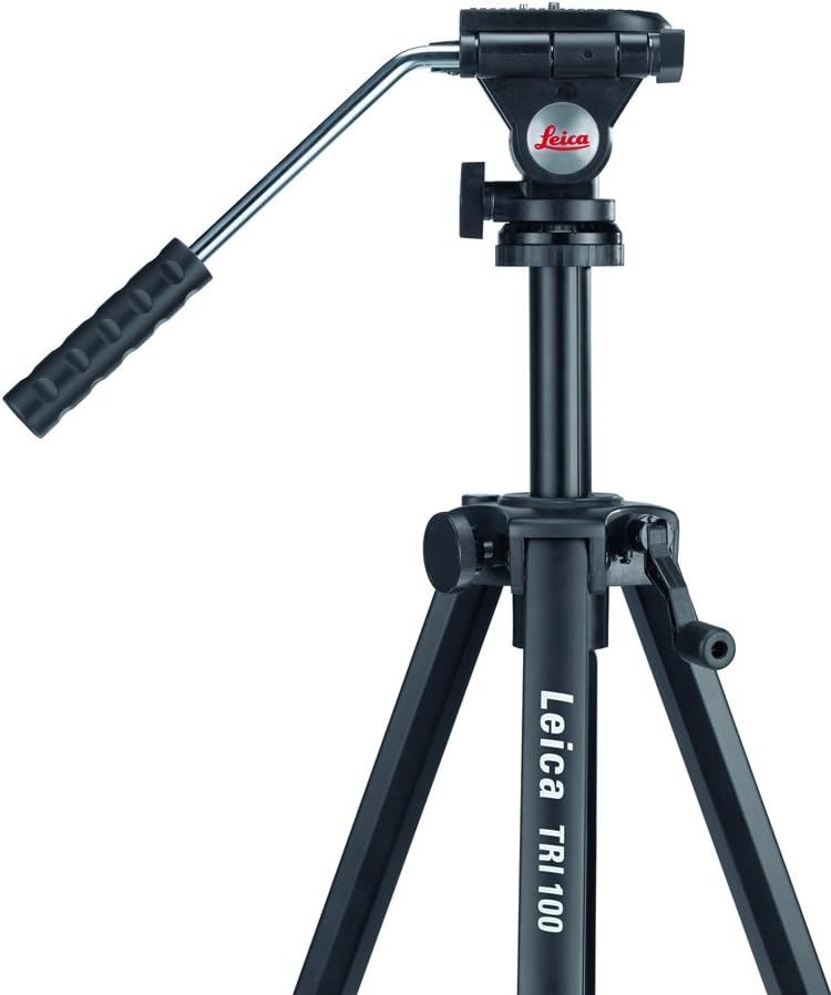 Leica TRI 100 - Sturdy Aluminium Tripod with Easy Height Adjustment, Black, 12 x 12 x 70 cm; 2.4 kilogram - Image 4