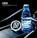 2pcs LED Car Cup Holder Lights for Honda, 7 Colors Changing USB Charging Mat Luminescent Cup Pad, LED Interior Atmosphere Lamp