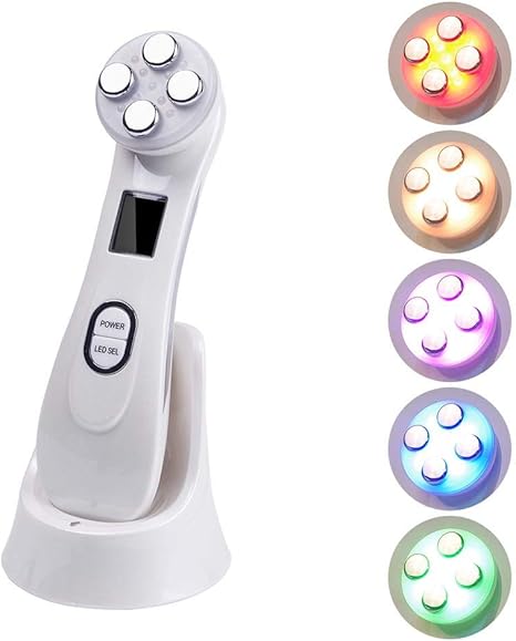 Amazon Co Jp マッサージャー電気ファーミングフェイシャルメソrf周波数ledフォトンフェイスリフティング締め付けしわ除去スキンケアフェイスマッサージャーa Beauty