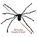Colonel Pickles Novelties Giant Spider for Halloween Decorations - Large Size at Nearly 5 Feet - Great Party Decor & Props