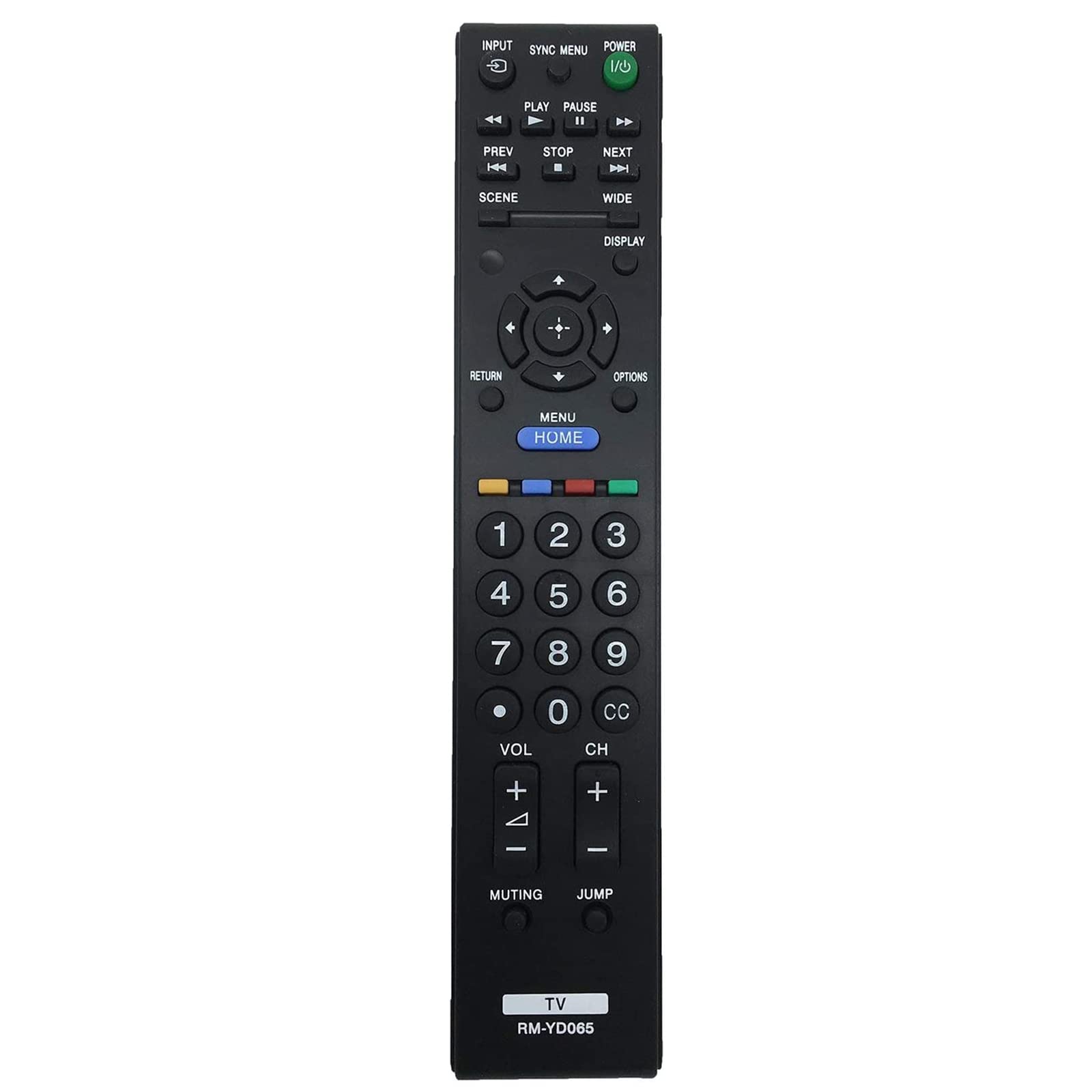 New RM-YD065 Replaced Remote Control RMYD065 for Sony TV KDL-22BX320