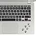 StickAny Palm Series Pawprints Sticker for MacBook Pro, Chromebook, and Laptops (Black)