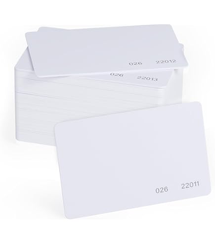 Amazon.com: 100 pcs 26 Bit Proximity CR80 Cards Weigand Prox Blank