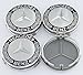Ycsm 4 Pcs 75mm Black Wheel Cover Hub Center Caps For Apply to Mercedes-Benz (Alternatives)