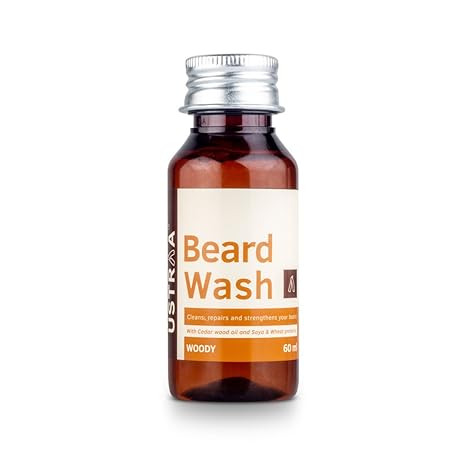 Ustraa Beard Wash for Men, 60ml