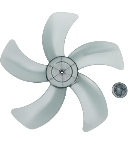 Replacement 20 Inch ABS Fan Blade – 5-Blade Design, 500mm Diameter, 8mm Center Hole For Floor & Table Fans