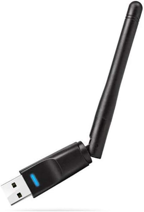 Mini Wireless Wifi USB Dongle Stick Compatible Aura Hd MAG 250 254 255 260 270 275 277 Iptv OTT Box, Black