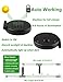 UNIWA LED Solar Garden Stake Christmas Decoration Lights, 3 Pack Outdoor Solar Powered 7 Color-Changing Flower Waterproof Lights