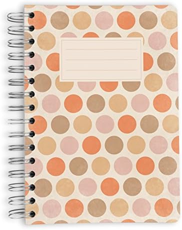 Purepaper | Notebook | | Bullet Journal | Sandy Dots A5 Soft Cover Spiral Notebook gepunktet 120 Blatt