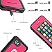 ImpactStrong Compatible with iPhone 7/8 Waterproof Case [Fingerprint ID Compatible] Slim Full Body Protection - Pink