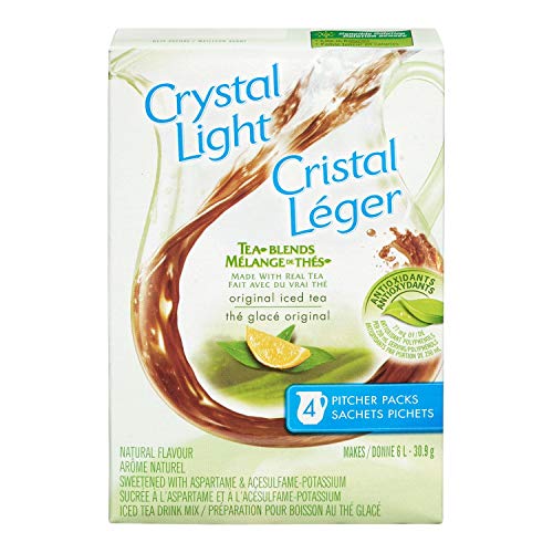Crystal Light Pitcher Packs, Iced Tea, 4 Packets