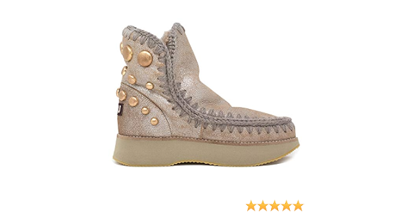 Mou Eskimo - Botas con Tachuelas para Mujer (18 cm), Gris (Silver on Camel  (Siloncam/Ducam)), 38 EU : Amazon.es: Zapatos y complementos