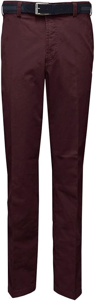 Bruhl Trouser Luxury Cotton - Burgundy - Online Exclusive: Amazon.co.uk: Clothing