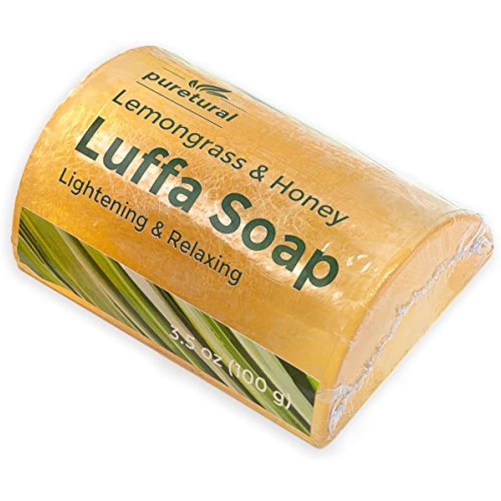 Luffa Soap Bar To Clean Remove Dark Spots Dirt From Body Scrub