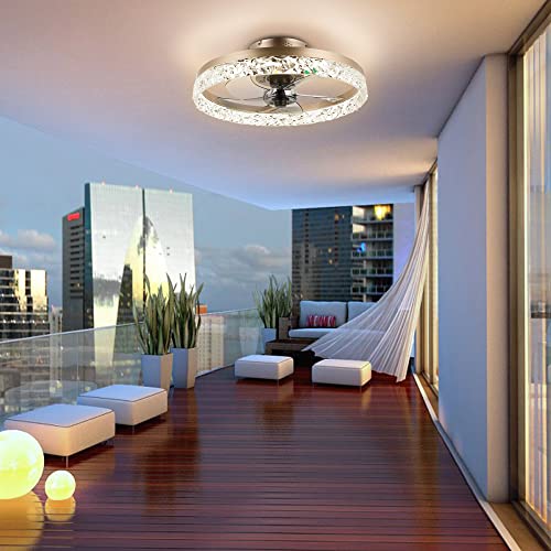 Kamlam Modern Low Profile Ceiling Fan and Remote, 20\