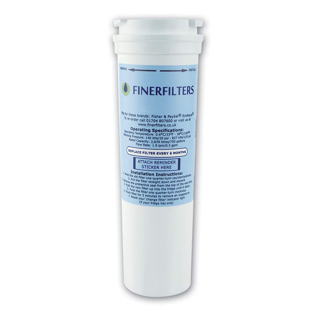 Finerfilters FF-88 Fridge Water Filter Compatible with Fisher & Paykel 836848