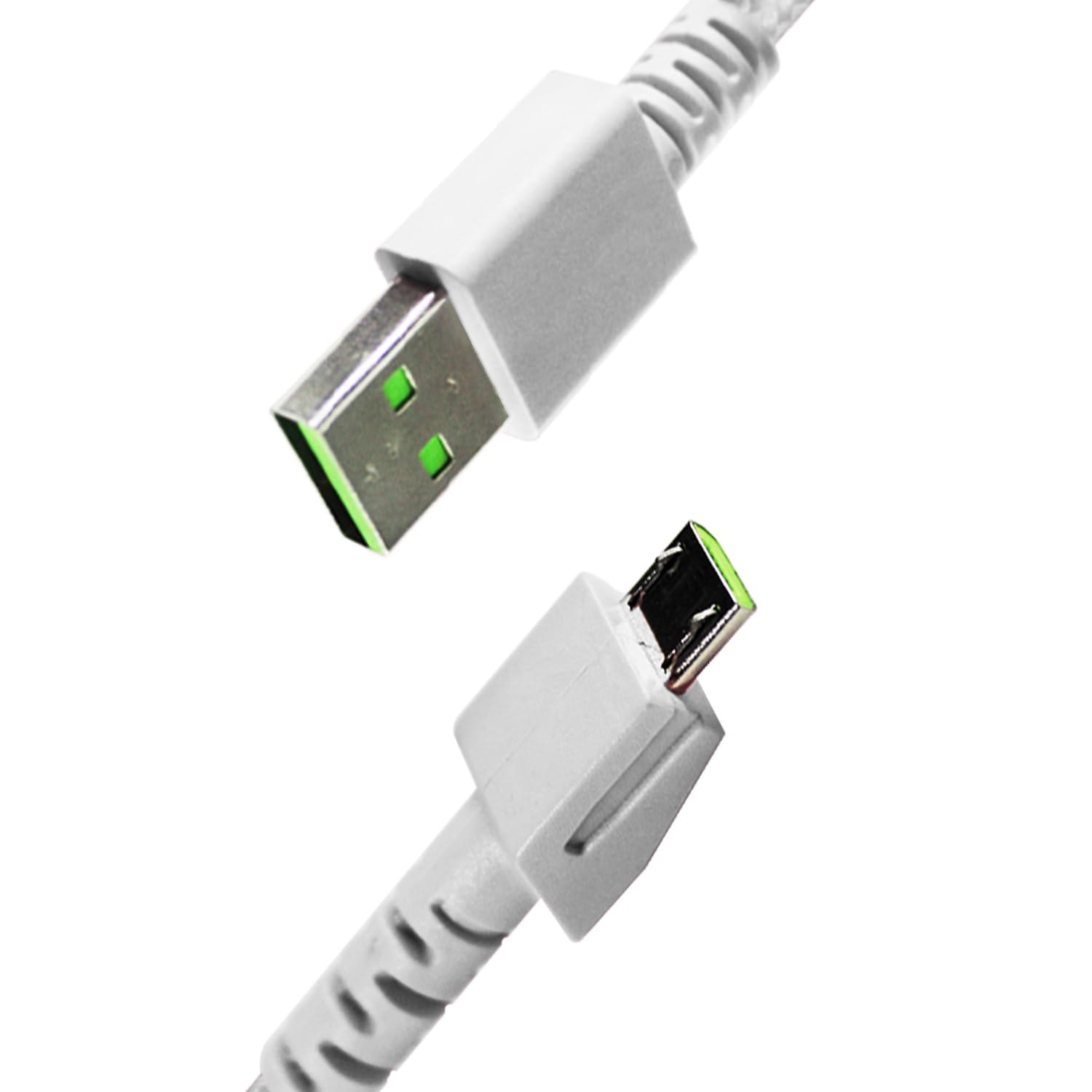 Aiivioll Wireless Mouse USB Charging Cable 1.8M for Razer Viper Ultimate,Basilisk Snake Ultimate,V2 Pro,Viper Professional,Naga Pro 20000 DPI,with Nylon Braided Cable,Durability&Fast Charging(White)